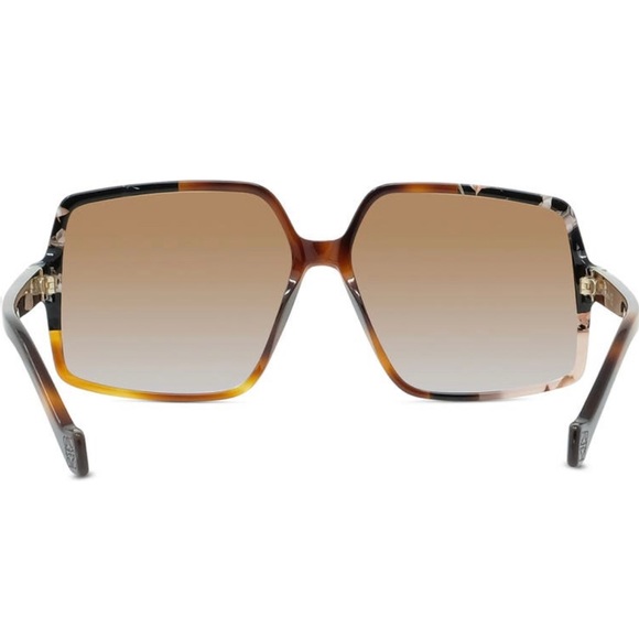 Loewe 61mm Geometric sunglasses NEW w case AUTHENTIC - Picture 3 of 16